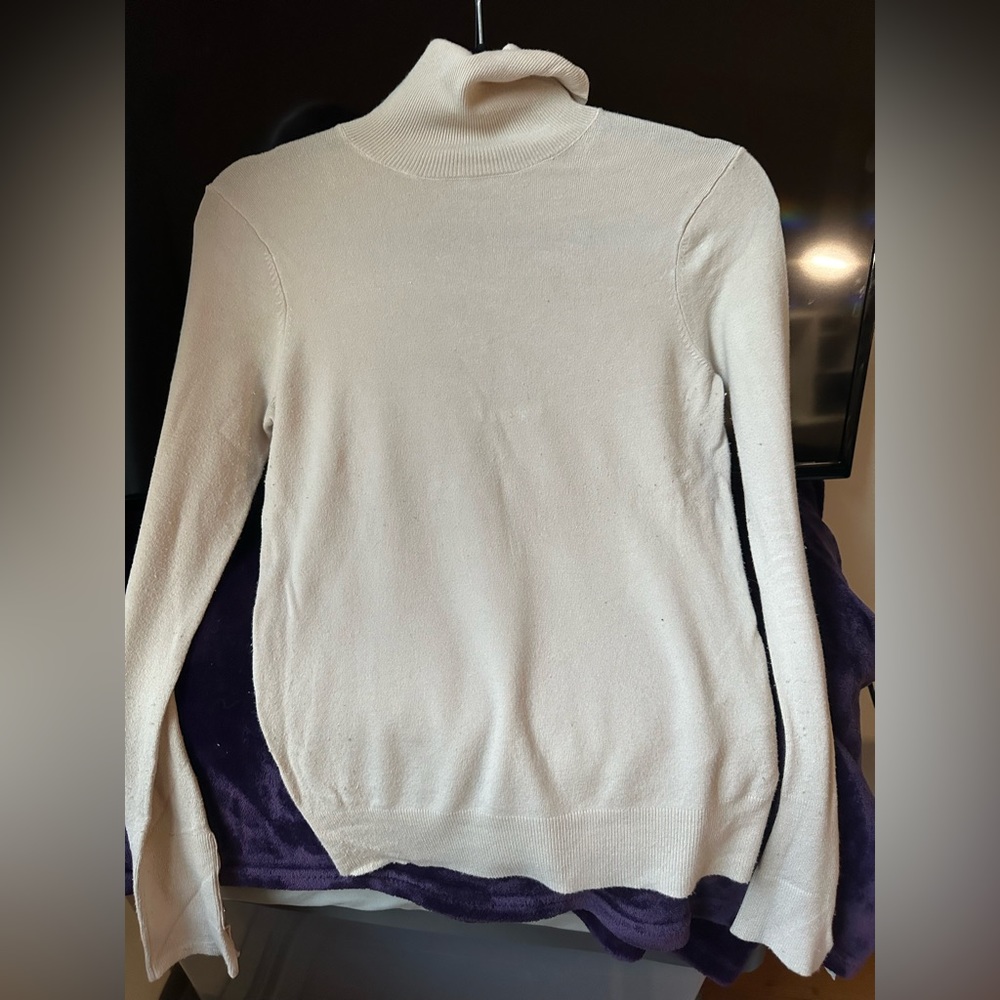 Beige Turtleneck, ZARA. size S